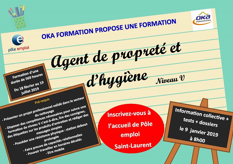 Formation agent propreté hygiène