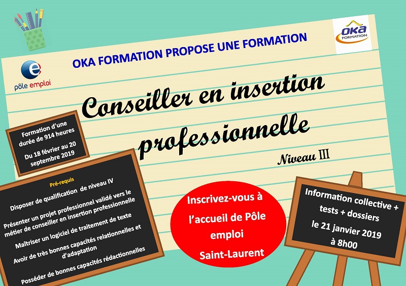 Formation conseiller en insertion professionnelle